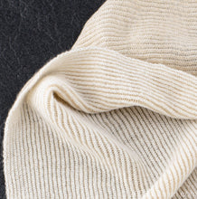Load image into Gallery viewer, Altalun Hooded Scarf - Sustainable Elegance in Creamy White and Beige
