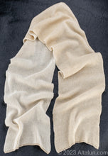 Load image into Gallery viewer, Altalun Hooded Scarf - Sustainable Elegance in Creamy White and Beige
