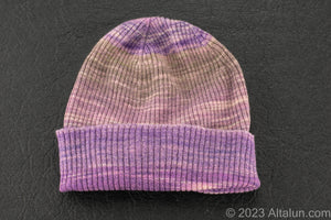 Altalun Ribbed Beanie Hat - Cozy Comfort in Hand-Dyed Cashmere