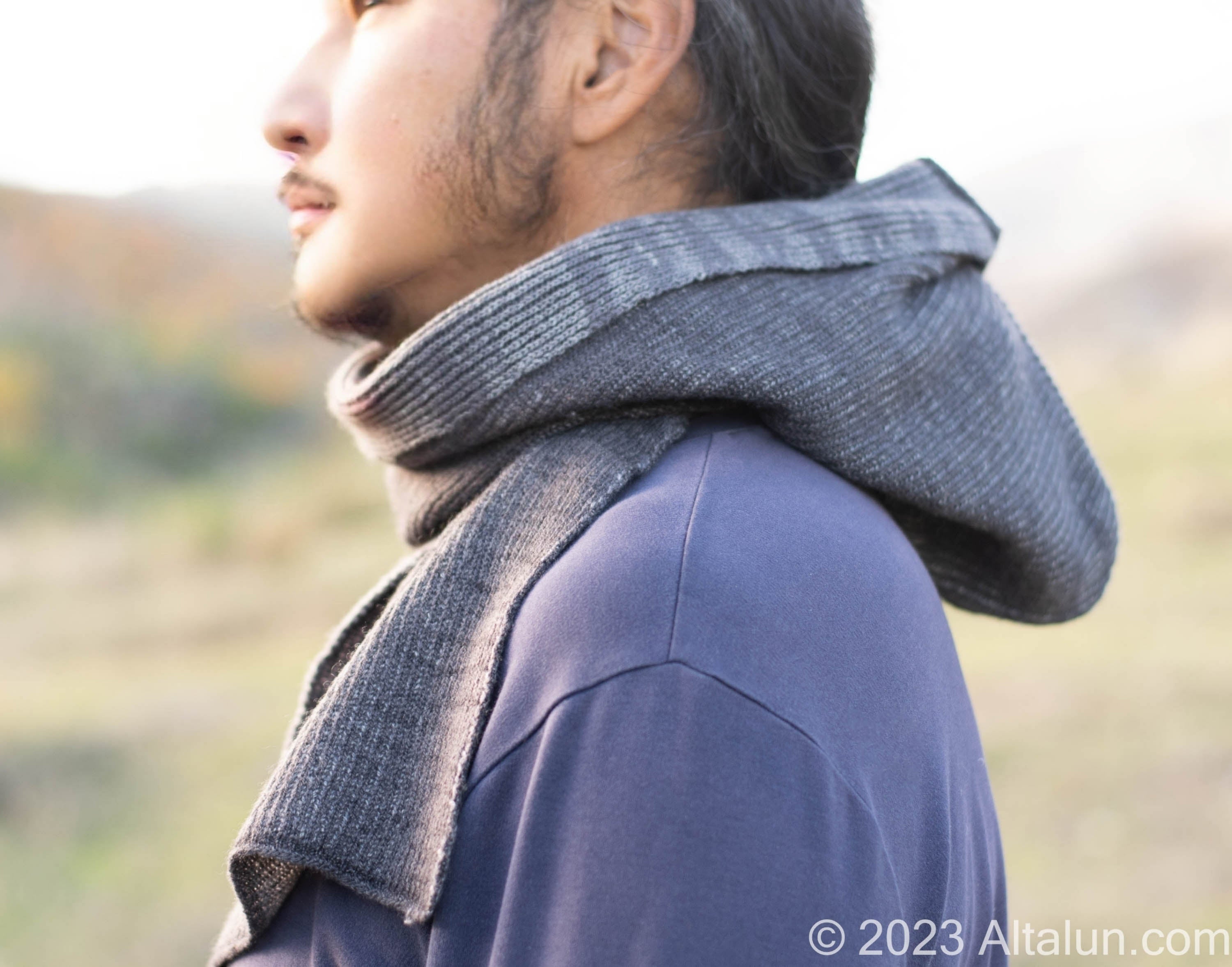 新品未使用 Margarines Original Hooded Scarf 新品未使用 Margarines Original Hooded Scarf